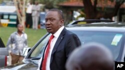 Ứng cử viên tổng thống Kenya Uhuru Kenyatta 