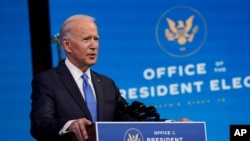 Tổng thống đắc cử Joe Biden.