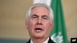 Ngoại trưởng Mỹ Rex Tillerson.