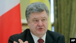 Tổng thống Ukraine Petro Poroshenko.