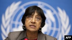 Bà Navi Pillay, người đứng đầu cơ quan nhân quyền Liên Hiệp Quốc