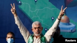 FILE PHOTO: Palestinian Hamas supporters take part in an anti-Israel rally in Gaza City