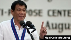 Tổng thống Philippines Rodrigo Duterte.