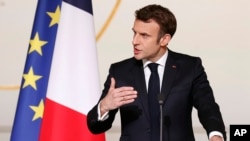 Tổng thống Pháp Emmanuel Macron.