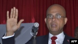 Ông Michel Martelly tuyên thệ nhậm chức tổng thống tại của Quốc hội Haiti