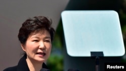 Tổng Thống Nam Triều Tiên Park Geun Hye.