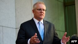 Thủ tướng Australian Scott Morrison.